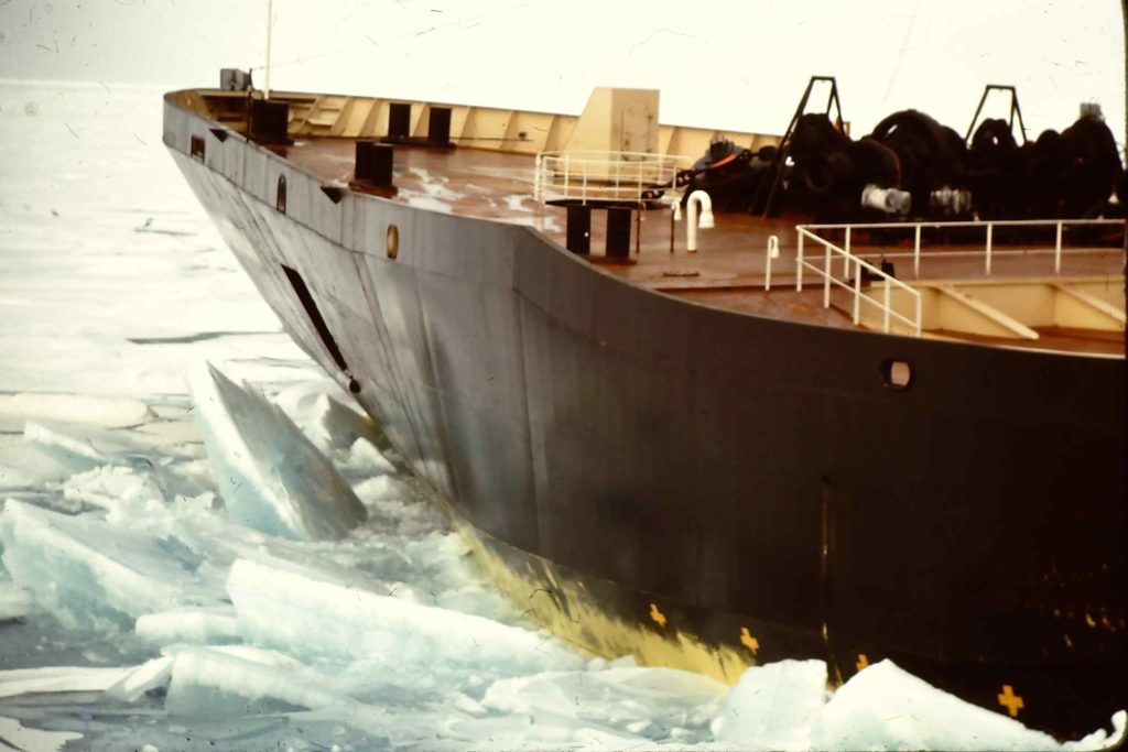 Canada: November, 1969 The SS Manhattan, an oil tanker outfitted